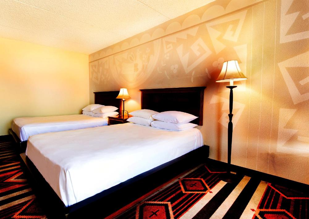 Traditional 2 Double Beds interior